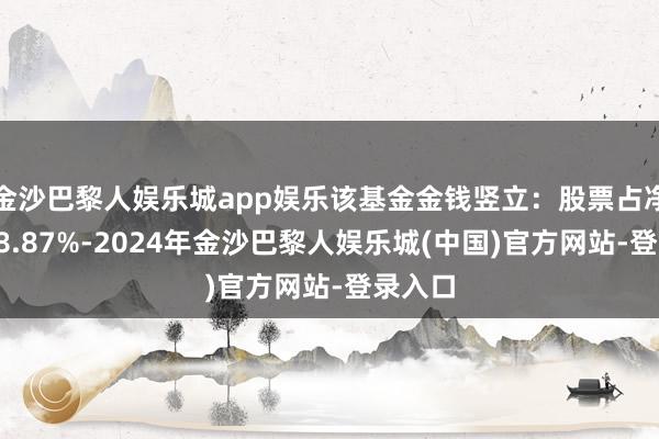 金沙巴黎人娱乐城app娱乐该基金金钱竖立：股票占净值比98.87%-2024年金沙巴黎人娱乐城(中国)官方网站-登录入口